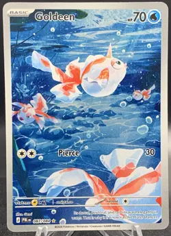 Goldeen 087/084 IR - 2026 Pokemon Pitch Black - Illustration Rare Holo NM - Image 1