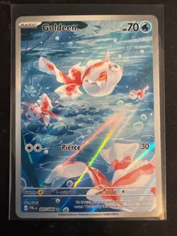 Pokemon TCG Goldeen 087/084 Illustration Rare Mega Evolution Pitch Black - Image 1