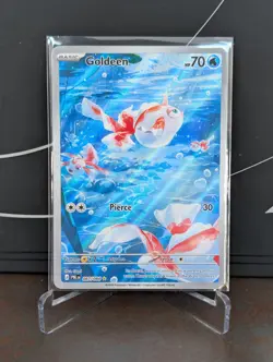 Pokemon TCG Goldeen 087/084 Pitch Black Illustration Rare NM - Image 1