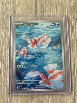 Pokemon TCG Goldeen 087/084 Illustration Rare Pitch Black - Image 1