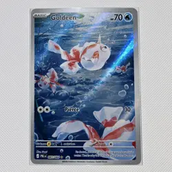 Pokemon TCG Goldeen 087/084 Illustration Rare Mega Evolution Pitch Black - Image 1