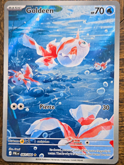 Pokemon PITCH BLACK Goldeen 087/084 ILLUSTRATION RARE Full Art PBL English 🔥 - Image 1