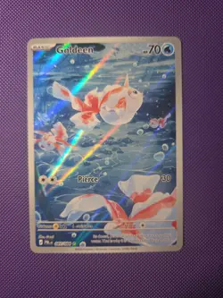 Pokemon TCG Goldeen English Illustration Rare Pitch Black 087/084 Near Mint - Image 1