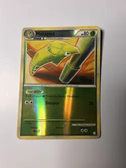 Metapod 46/123 HeartGold & SoulSilver Reverse Holo Uncommon Pokemon - Image 1