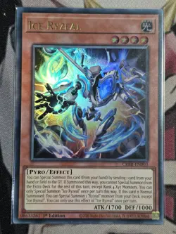 Yu-Gi-Oh - Ice Ryzeal - CRBR-EN003 - Ultra Rare - 1st Edition - NM - TCG - Image 1
