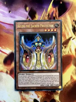 Yu-Gi-Oh! TCG Keldo the Sacred Protector Ultra Rare MAMA MAMA-EN025 - Image 1