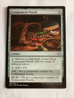 Component Pouch Forgotten Realms Commander MTG NM - Image 1