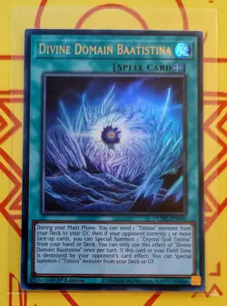 Divine Domain Baatistina (Ultra Rare) - DUNE-EN090 - Yu-Gi-Oh TCG - Image 1
