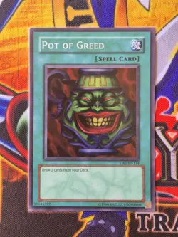 Yu-Gi-Oh! TCG - Pot of Greed - DB1-EN134 - UNL - NM - SR - Dark Beginnings 1 - Image 1