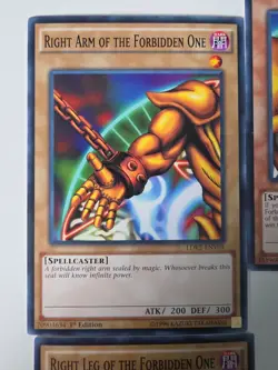 Yu-Gi-Oh! TCG Exodia The Forbidden Full Set 1st Edition LDK2 - Image 3