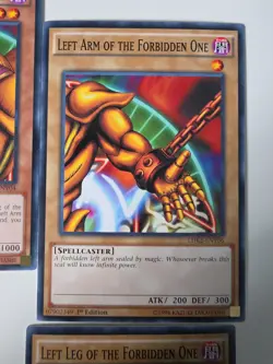 Yu-Gi-Oh! TCG Exodia The Forbidden Full Set 1st Edition LDK2 - Image 5
