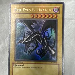 Konami Yu-Gi-Oh! TCG Red-Eyes B. Dragon SDJ-001 Ultra Rare 1st Ed Foil - Image 1