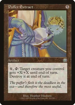 MTG Mercadian Masques --- PUFFER EXTRACT --- Uncommon! NM! Magic Gathering! - Image 1