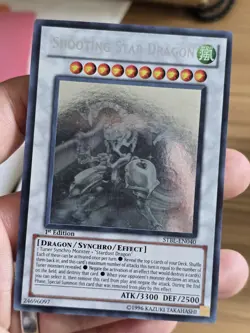 Yu-Gi-Oh! TCG Shooting Star Dragon STBL-EN040 Ghost Rare 1st Edition - Image 1