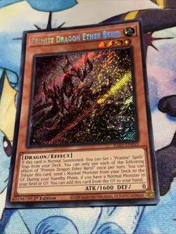 Yu-Gi-Oh! TCG Primite Dragon Ether Beryl RA05-EN033 Secret Rare NM/M - Image 2