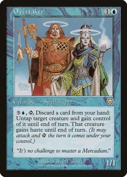 MTG Mercadian Masques --- OVERTAKER --- RARE! NM! Magic the Gathering! - Image 1