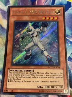Yu-Gi-Oh! TCG Elemental HERO Neos Alius LCGX-EN028 Secret Rare NM/M Unlimited - Image 1