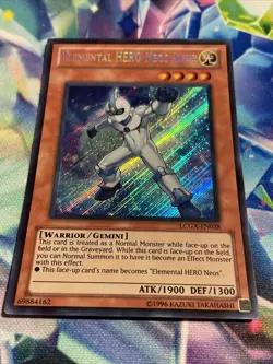 Yu-Gi-Oh! TCG Elemental HERO Neos Alius LCGX-EN028 Secret Rare NM/M Unlimited - Image 2