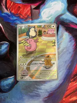 Chansey 187/167 Sv06: Twilight Masquerade English Pokemon TCG Illustration Rare - Image 1