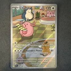 Pokemon TCG Chansey 187/167 Illustration Rare Twilight Masquerade - Near Mint - Image 1