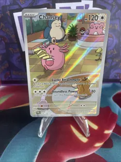 Chansey 187/167 Sv06: Twilight Masquerade English Pokemon TCG Illustration Rare - Image 1