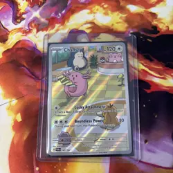 Chansey 187/167 Twilight Masquerade Illustration Rare Pokemon TCG Card Near Mint - Image 3