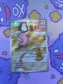Chansey 187/167 Twilight Masquerade Illustration Rare Pokemon TCG Card Near Mint - Image 1