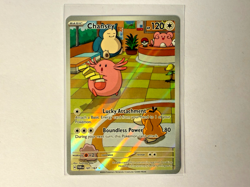Pokemon TCG Chansey 187/167 Illustration Rare Twilight Masquerade - Near Mint - Image 1