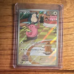Pokemon TCG Chansey 187/167 Scarlet & Violet Twilight Masquerade IR - Image 1