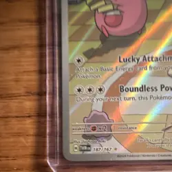 Pokemon TCG Chansey 187/167 Scarlet & Violet Twilight Masquerade IR - Image 3