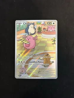 Pokemon TCG Twilight Masquerade Chansey Card 187/167 - Image 3