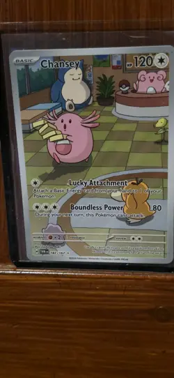 Chansey 187/167 Illustration Rare Twilight Masquerade Pokemon TCG - Image 1