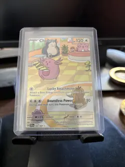 CHANSEY 187/167 ILLUSTRATION RARE TWILIGHT MASQUERADE POKEMON TCG - Image 2