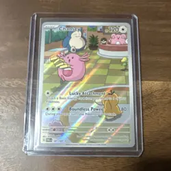 Pokemon TCG Chansey 187/167 Sv06 Twilight Masquerade IR Holo English 2024 - Image 1