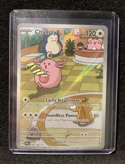Pokemon TCG Chansey 187/167 SV06 Twilight Masquerade IR Holo EN - Image 1