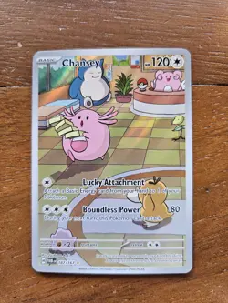 Pokemon TCG: Chansey 187/167 Sv06: Twilight Masquerade Holo Gold Star IR - Image 1