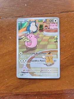 Pokemon TCG: Chansey 187/167 Sv06: Twilight Masquerade Holo Gold Star IR - Image 4