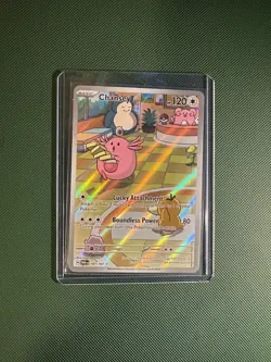 Chansey 187/167 - Twilight Masquerade - Illustration Rare - Pokemon TCG - NM - Image 1