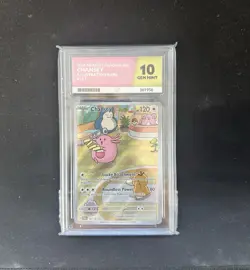 Pokemon TCG Chansey 187/167 Twilight Masquerade 2024 IR Holo English Ace 10 - Image 1