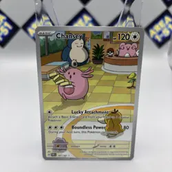 Pokemon TCG Chansey Illustration 187/167 Twilight Masquerade - Image 1
