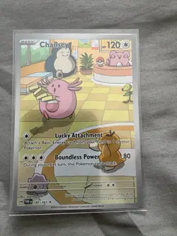 Pokemon TCG Chansey Illustration 187/167 Twilight Masquerade - Image 1