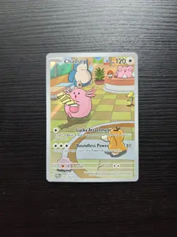 Pokemon TCG Twilight Masquerade Chansey 187/167 Illustration Rare - Image 1