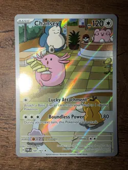 Pokemon TCG Chansey Illustration 187/167 Twilight Masquerade - Image 1