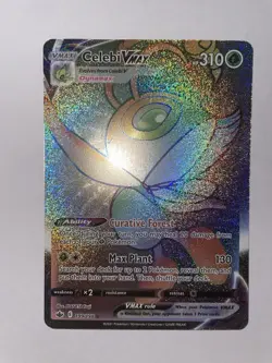 Pokemon TCG Celebi VMAX 199/198 Chilling Reign Secret Rare NM - Image 3