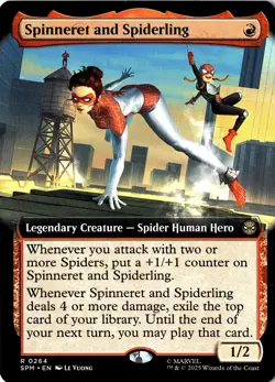 NM - Spinneret and Spiderling (Extended Art) R Marvel's Spider-Man 264 - Image 1