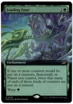 Magic the Gathering - Loading Zone Extended Art Foil - RARE - EOE - Mint - Image 1