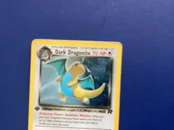 Pokemon Team Rocket First Edition Dark Dragonite 5/82 Team Rocket Holo Rare - Image 4