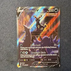 Pokemon Umbreon V Full Art 189/203 Evolving Skies, NM or Better Condition - Image 1