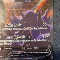 Pokemon Umbreon V Full Art 189/203 Evolving Skies, NM or Better Condition - Image 4