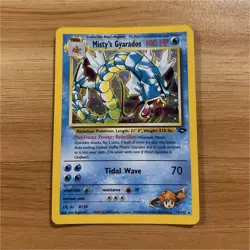 Misty’s Gyarados 13/132 Holo Rare – Gym Challenge Pokemon TCG English 1999 WotC - Image 1